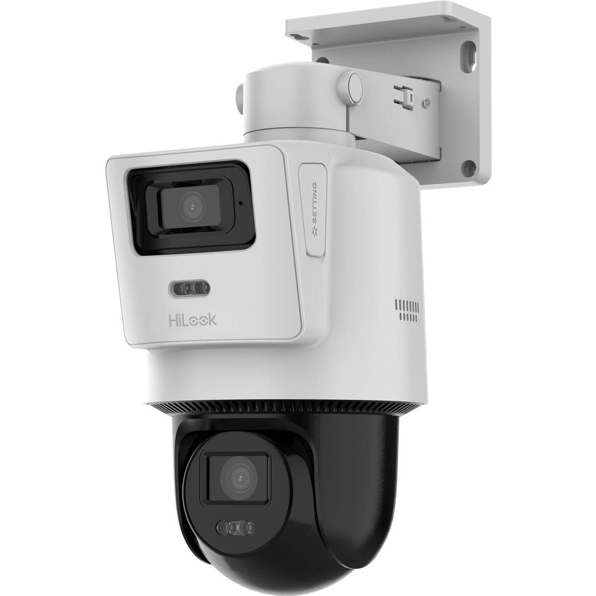HiLook WLAN Überwachungskamera Set Außen | 2X 4 MP Bullet Kameras | WiFi NVS mit Micro-SD-Slot | Outdoor Kamera Komplettset | Menschen- &