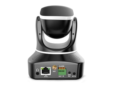 INSTAR IN-8415 2K+ schwarz - LAN/PoE/WLAN Überwachungskamera mit KI (AI) - steuerbare IP Kamera - WPA3-2,4 und 5Ghz WiFi - Verwendung im Innenbereich