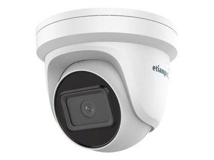EtiamPro Dome IP-Netzwerkkamera, Überwachungskamera, 4 MP, IR-LEDs, Nachtsicht 30 m, Varifokalobjektiv, WDR-Technologie, PoE-Funktion, App Guarding