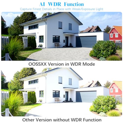 (4K/8.0 Megapixel & 130° Ultra Weitwinkel) mit Audio PoE Dome Outdoor Home Security Camera System, Wired Outdoor Überwachung IP Kameras All-in-One