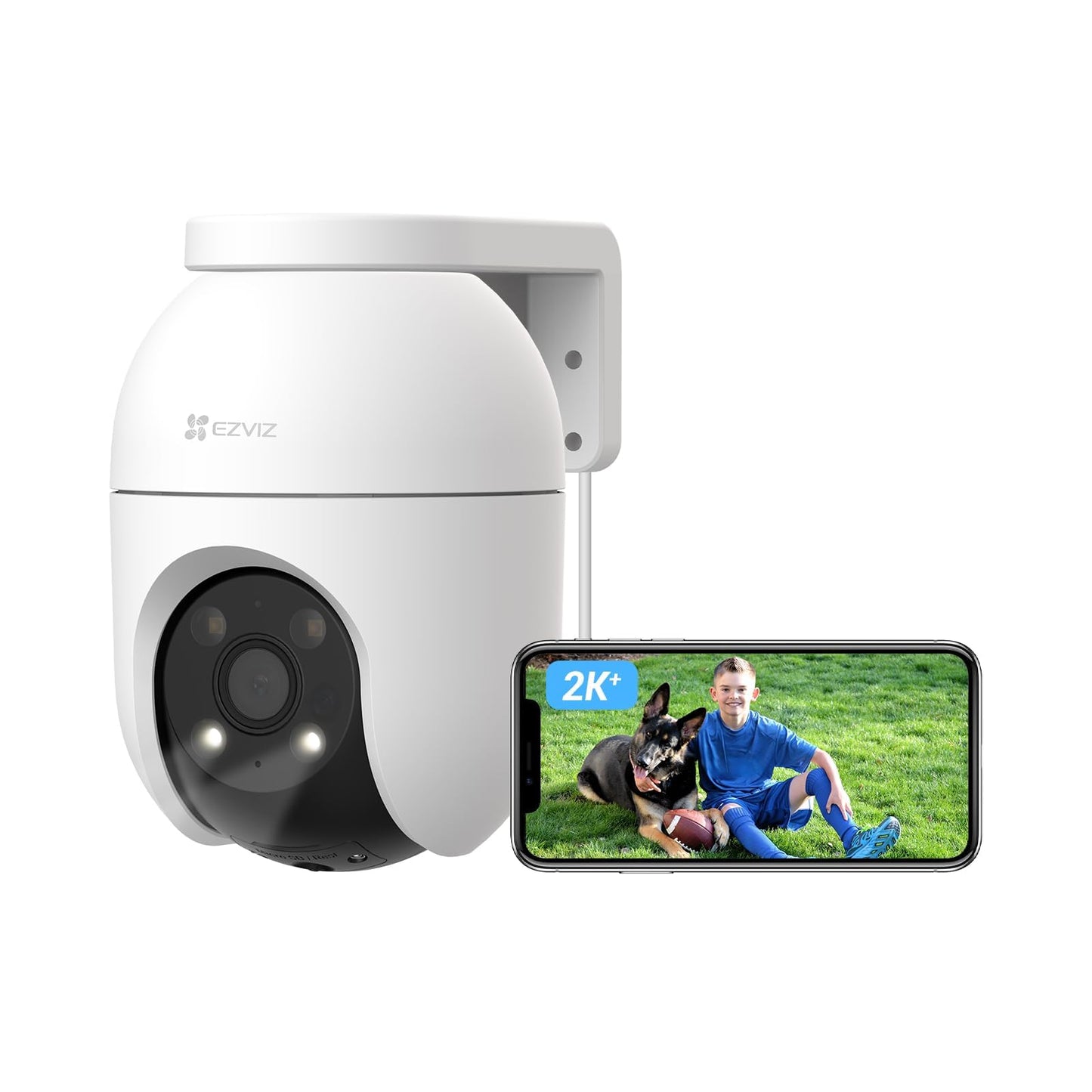 HiLook by HIKVISION Außenkamera WLAN, Smart-Kamera mit Bewegungsmelder, Outdoor, intelligente Erkennung, Nachtsicht, 2-Wege-Kommunikation