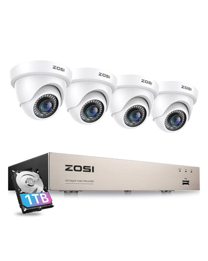 ZOSI C296 5MP 3K PoE PT Zusatzkamera für den Außenbereich, KI-Gesichtserkennung und Sirenenenalarm, Sternenlicht-Nachtsicht, Auto-Track, Flutlichter